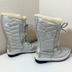 Sorel x Disney Tofino Frozen Edition Snow Boots Waterproof Silver Elsa Women's 7